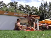 HUNT4K. Naughty man picked up teen for spontaneous anal sex in park 1/16