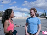 Trickery - Demi Sutra squirts & sucks on a big dick 16/16