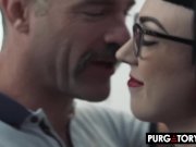 PURGATORYX Fucking a hot MILF and her tiny stepdaughter 1/16