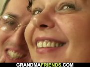 Big tits old mature woman threesome fucking POV 7/16