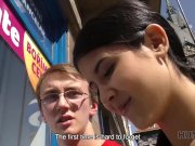 HUNT4K. Nerdy cuckold watches girlfriend fucked by muscular stranger 3/16