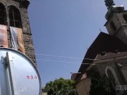 HUNT4K. Nerdy cuckold watches girlfriend fucked by muscular stranger 6/16