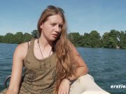 Alba Rubbing Her Sweet Pussy Down by the Lake 11/16