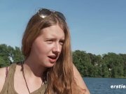 Alba Rubbing Her Sweet Pussy Down by the Lake 14/16