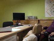 LOAN4K. Loan agent explains beautiful girl how to save the situation 11/16