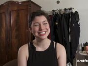 Short Haired Amateur Brunette Rubbing Sweet Pussy 3/16