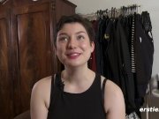 Short Haired Amateur Brunette Rubbing Sweet Pussy 7/16