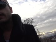 HUNT4K. Angry boy watches slutty GF cheating on him with stranger 4/16