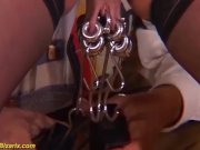 rough labia stretching with german mature 3/16