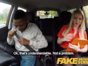 Fake Driving School Long black cock pleases busty blonde examiner 2/16
