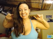 Lana Kendrick invites you to fantasize her huge natural tits on cam show 2/16