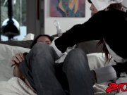 Amish Alison Rey makes stepbro cock cum after blowjob 9/16