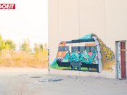 LETSDOEIT - Black COLOMBIAN TEEN Rides Dick In PUBLIC 7/16