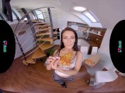 VRHUSH Petite Lexi Dona rides a cock in VR POV 2/16