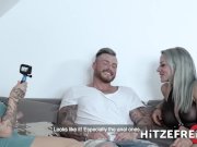 HITZEFREI Threesome with two big tit German babes 2/16