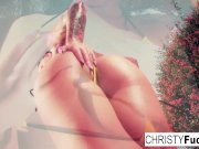 Sexy Christy Mack in the shower 14/16