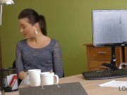 LOAN4K. Fraces likes new loan agent so agrees to fuck for money 5/16