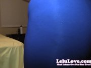 Fresh out of the shower you watch me try on panties and leggings 9/16