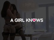 LETSDOEIT - Lesbian Touches Her Girlfriend Until She Cums (CUTE MOANS) ♡ 1/16