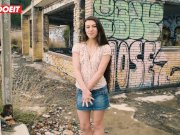 LETSDOEIT - Petite French Girl Fucked Outdoors By Stranger 2/16