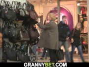 Skinny blonde mature woman picked up for play 3/16