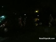 Roadtrip in Surrey with brave flashing and group sex 15/16