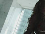 Busty russian babe Megan teasing from the bathtub 2/16