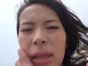 Kyouko Maki tries POV sex by the beach with More at Japanesemamas com 13/16