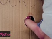 Dirty slut Sandra Wellness Creates her own Makeshift Cardboard - Twistys 4/16