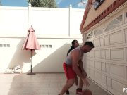 Big Boob Asian Jade Kush Scores A Big Cock For Her Pussy After A Basketball 5/16