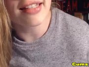 Blonde With Hairy Pussy Loves To Tease On Cam 8/16