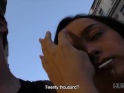 HUNT4K. Chick agrees for sex for money even in front of boyfriend 4/16