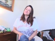 Monica Mendez fitting her bra and squeezing her big boobs for her fans 3/16