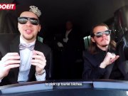 LETSDOEIT - Blonde Goddess Gets Intense Orgasms in a German Bus 3/16