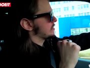 LETSDOEIT - Blonde Goddess Gets Intense Orgasms in a German Bus 4/16