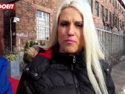 LETSDOEIT - Blonde Goddess Gets Intense Orgasms in a German Bus 6/16