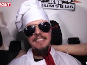 LETSDOEIT - Steak And Blowjob Treatment In The Sex Bus For German Amateurs 4/16