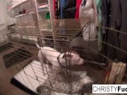 Sexy hotties Christy and Kirsten fuck each other silly 8/16