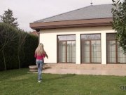 Old4K. Ellen Jess got lost but kind gentleman helps her after sex 1/16