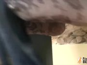 Teen brunette takes off ballet flats and socks to get barefoot 4/16