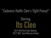 Cam Babe Its Cleo Fucked By Cadence Luxxx & StrapOn! 1/16