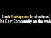 BBC Addict Nina Kayy Mouth & Pussy Fucks A Big Black Cock! 1/16