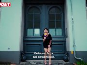 LETSDOEIT - Petite German Pornstar Lullu Gun Fucks Lucky Fan 2/16