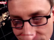 LETSDOEIT - Hot Secretary With Huge Boobs Fucks In The Back Office 1/16