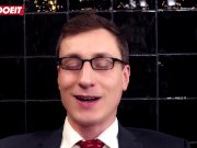 LETSDOEIT - Hot Secretary With Huge Boobs Fucks In The Back Office 16/16