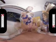 VRCosplayX Lesbian Cheerleaders BETTY & VERONICA Sharing Your Dick 10/16