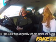 Fake Driving School Slim hot redhead minx fucks better then she drives 5/16
