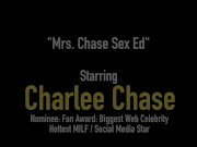 Sex Ed Teacher Charlee Chase Mouth & Pussy Fucks Student! 1/16