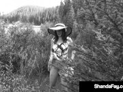 Sexy Sunny Shanda Fay Pounds Her Wet Pussy Riverside! 3/16