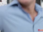 18videoz - Sofy Torn - Cute coed assfucked by a tutor 1/16